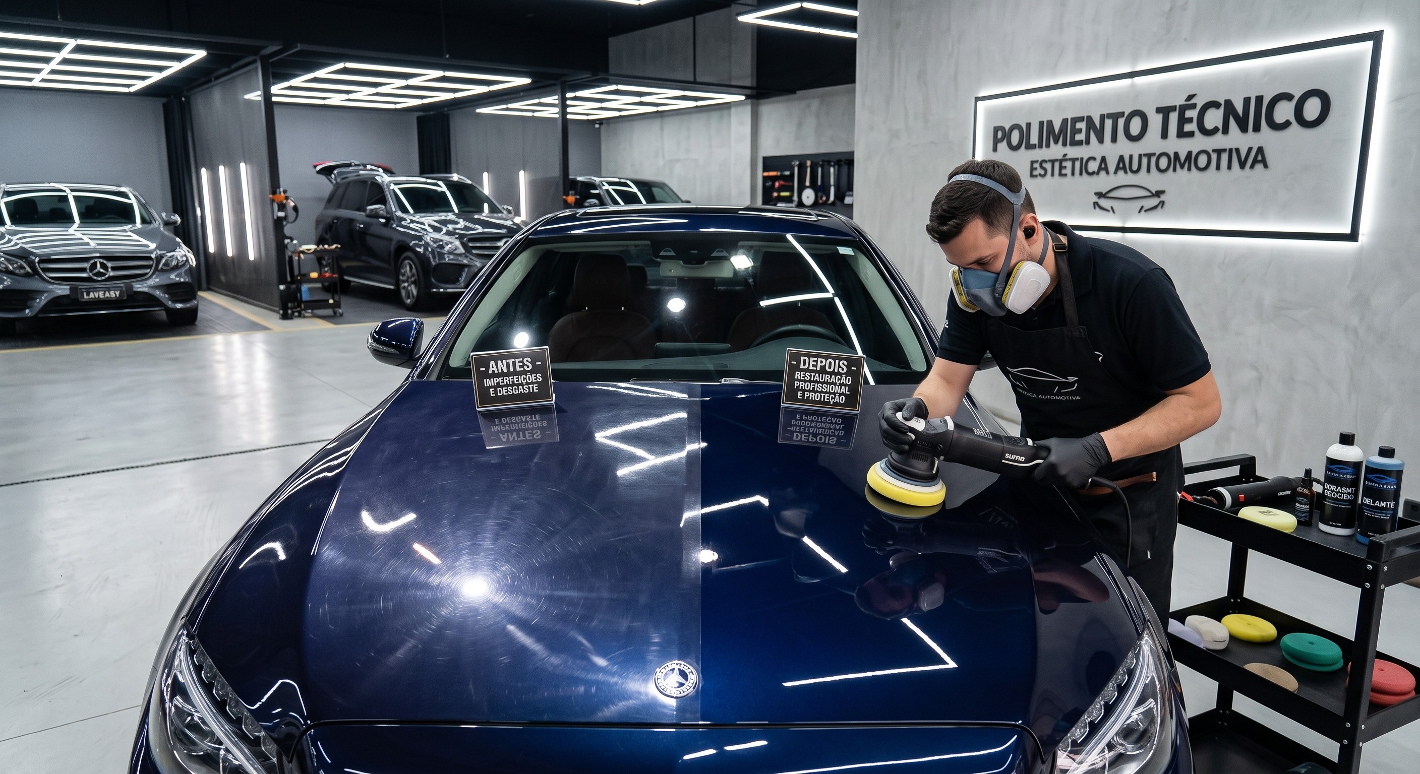 Polimento Técnico: Como Recuperar o Brilho e Corrigir Imperfeições da Pintura