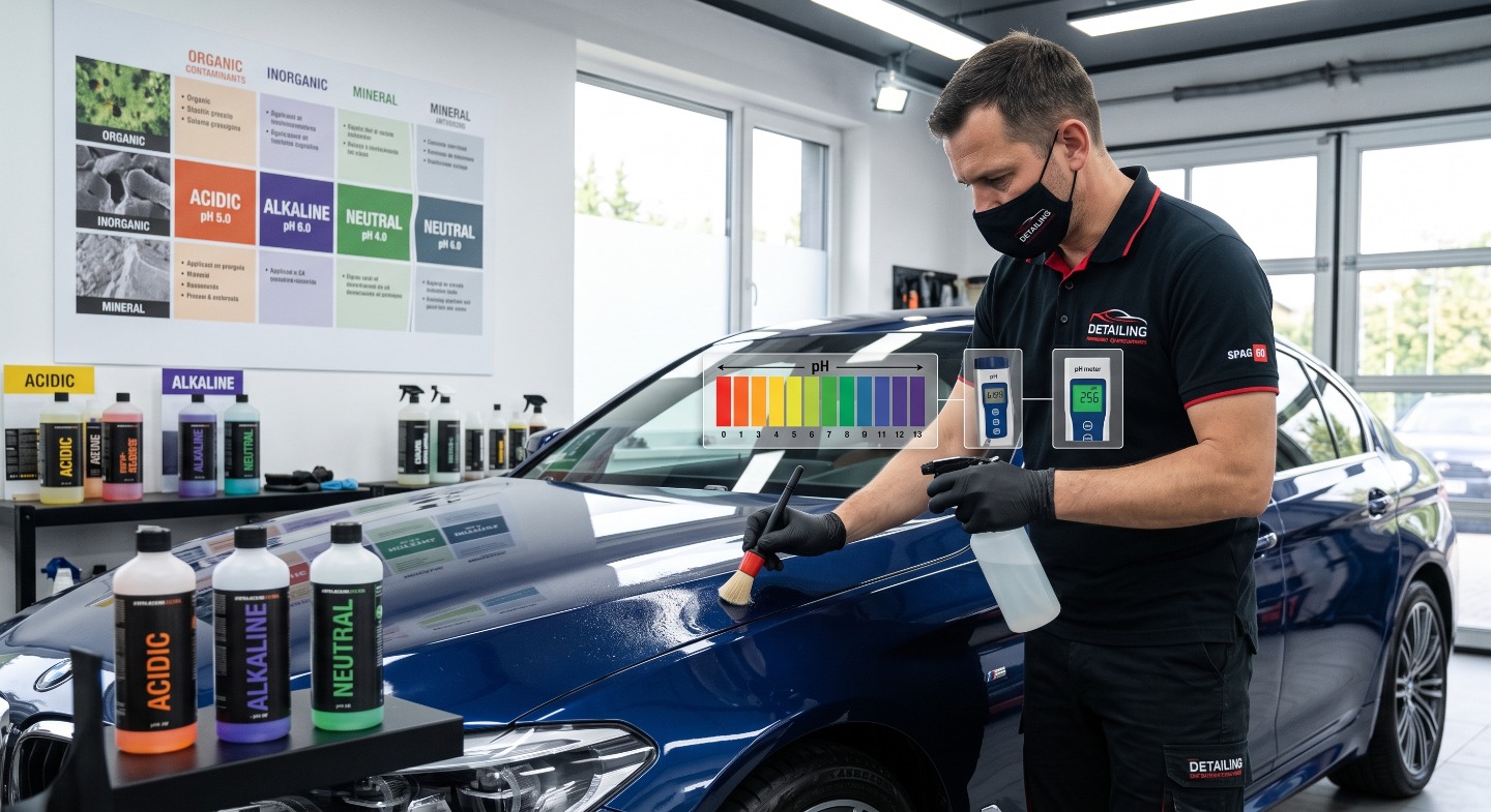 Produtos Ácidos, Alcalinos ou Neutros: Entenda a Importância do pH na Estética Automotiva